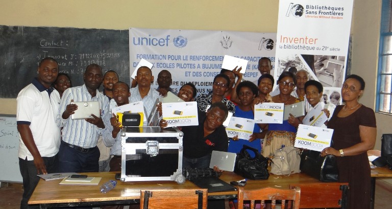 Photo des participants à la formation KoomBook à Kamenge