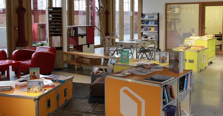 Photo de l'Ideas Box à Bordeaux pour l'appel à projets d'associations