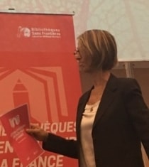 Photo de la Ministre de la Culture Françoise Nyssen au 63ème Congrès de l'ABF