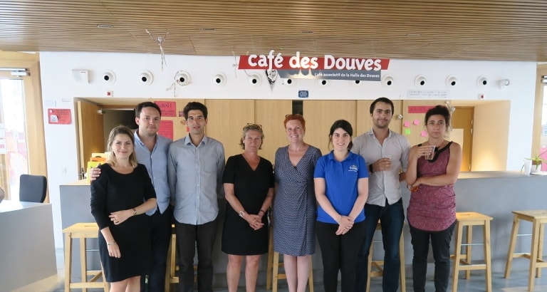 Photo des membres du comité de sélection et des représentants des 4 associations bordelaises lauréates