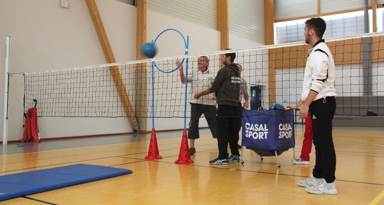 Photo d'un atelier volley-ball à Pipriac